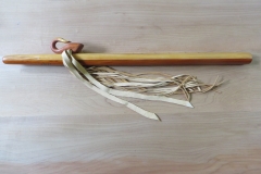 Arbutus and Yew Wood %22E%22 Whale Totem $550