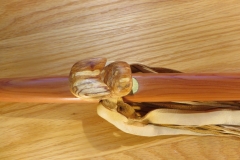 Spalted Birch Curly Tailed Whale Totem Top