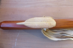 Arbutus Feather Totem Top