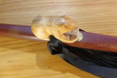 Spalted Birch Bear Totem
