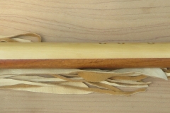 Yellow Cedar:Red Nara E Feather Totem $575.00