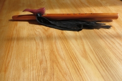 Red Cedar G Whale Purple Heart Whale Totem $250.00
