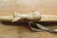 Spalted Birch Whale Totem