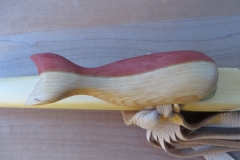 Two Tone Aromatic Cedar Whale Totem Top