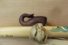 Mahogany Whale Totem