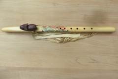 Yellow Cedar G Whale Totem Painted Waves
