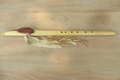 Yellow Cedar:Red Nara E Feather Totem