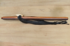 Yew:Walnut Wood F# Leaf Arbutus Leaf Totem $450.00