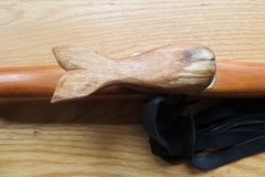 Spalted Birch Whale Totem. Totem