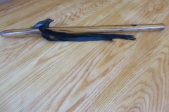 Zebra Wood E flat Ebony Raven Totem $575.00